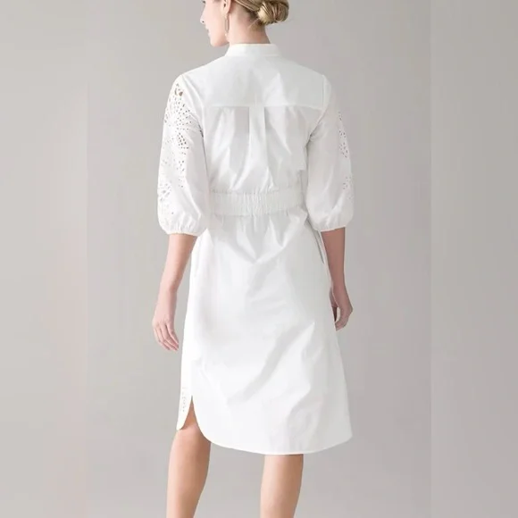 White House Black Market Poplin Shirtdress - Picture 2 of 6